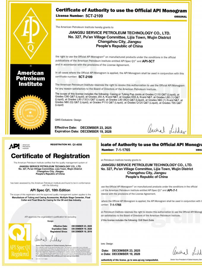 API M65 LTC Oil & Gas Cementing Pup Joint - 5.59mm Wall