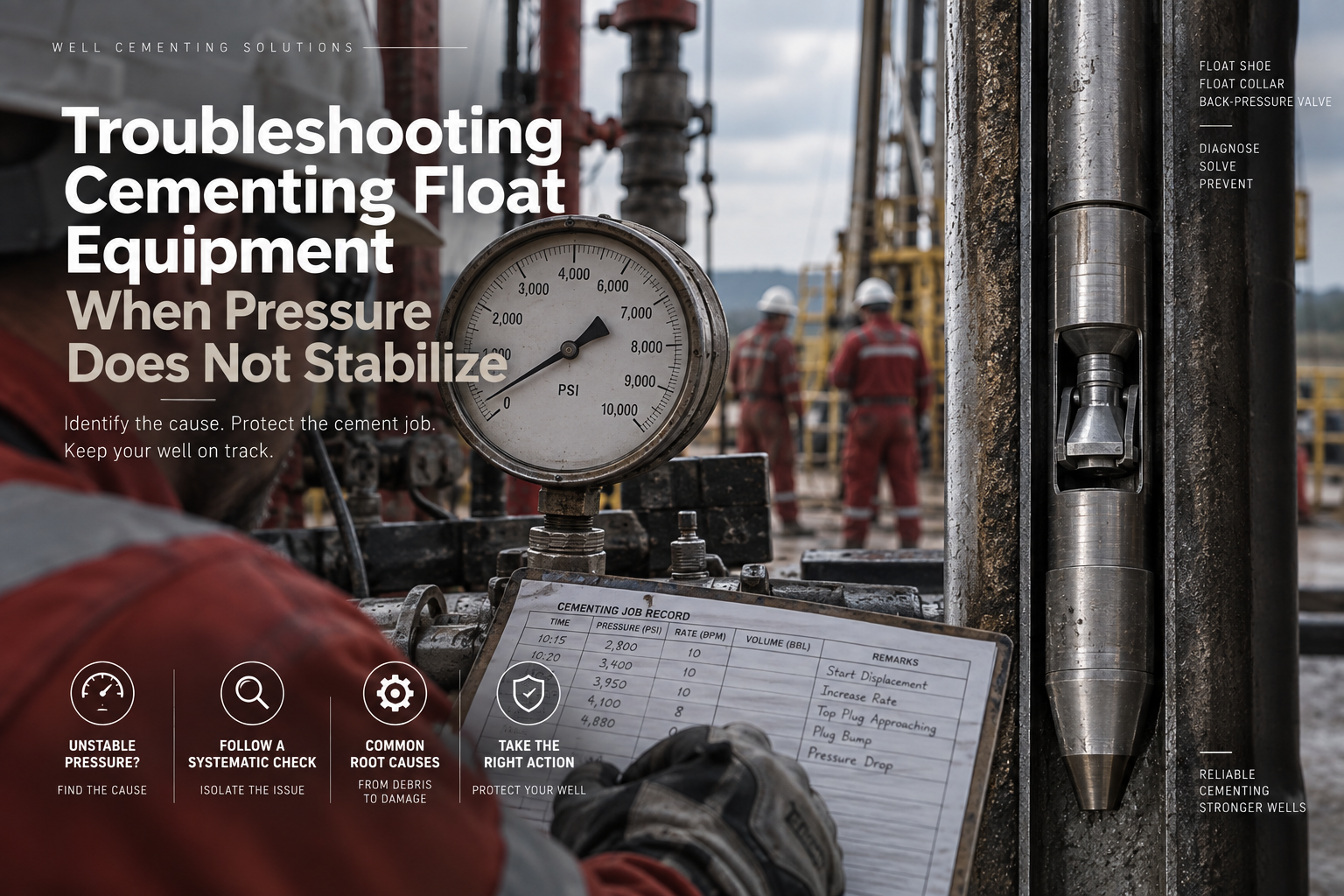 Latest company blogs about Troubleshooting Cementing Float Equipment When Pressure Does Not Stabilize