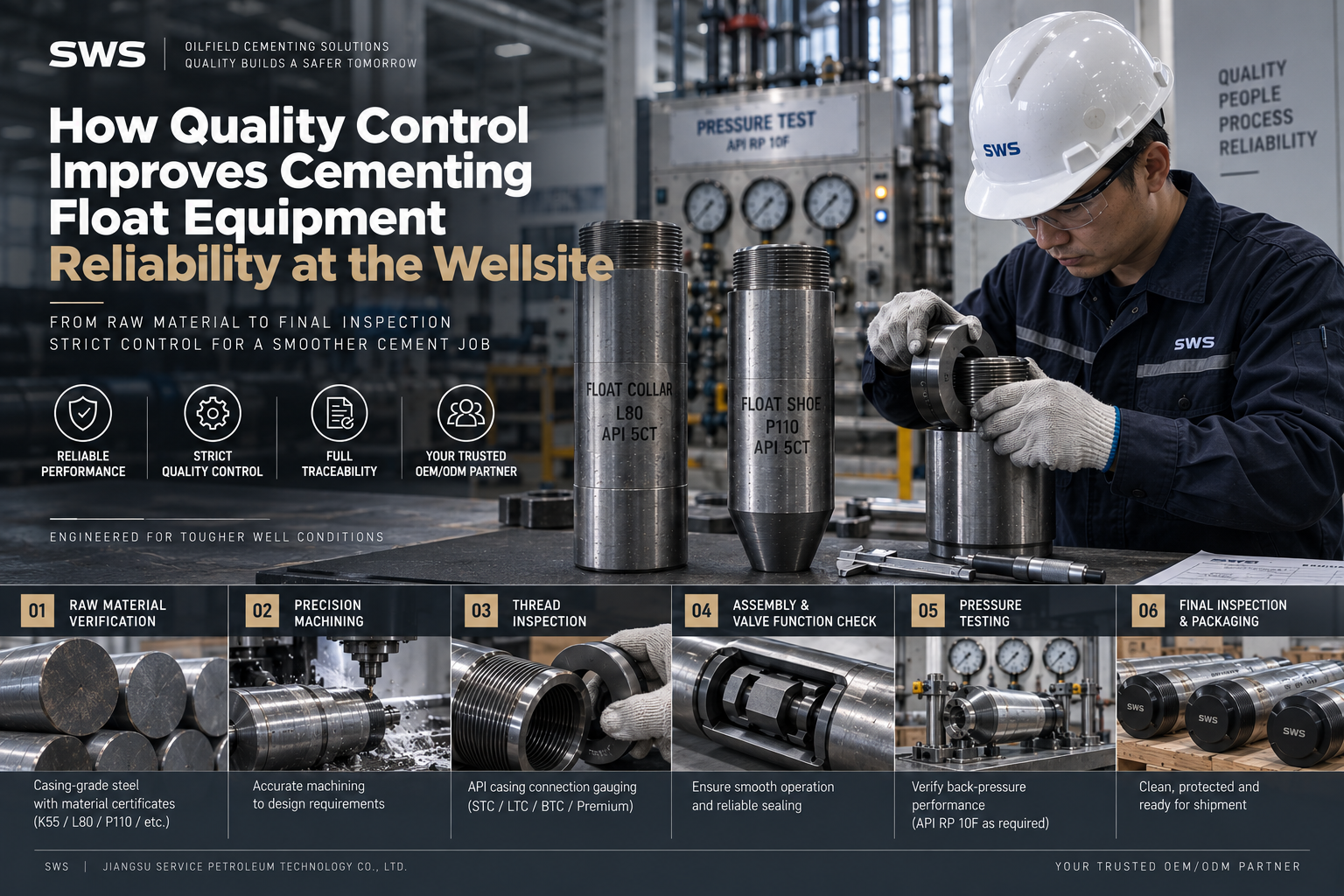 Latest company blogs about How Quality Control Improves Cementing Float Equipment Reliability at the Wellsite