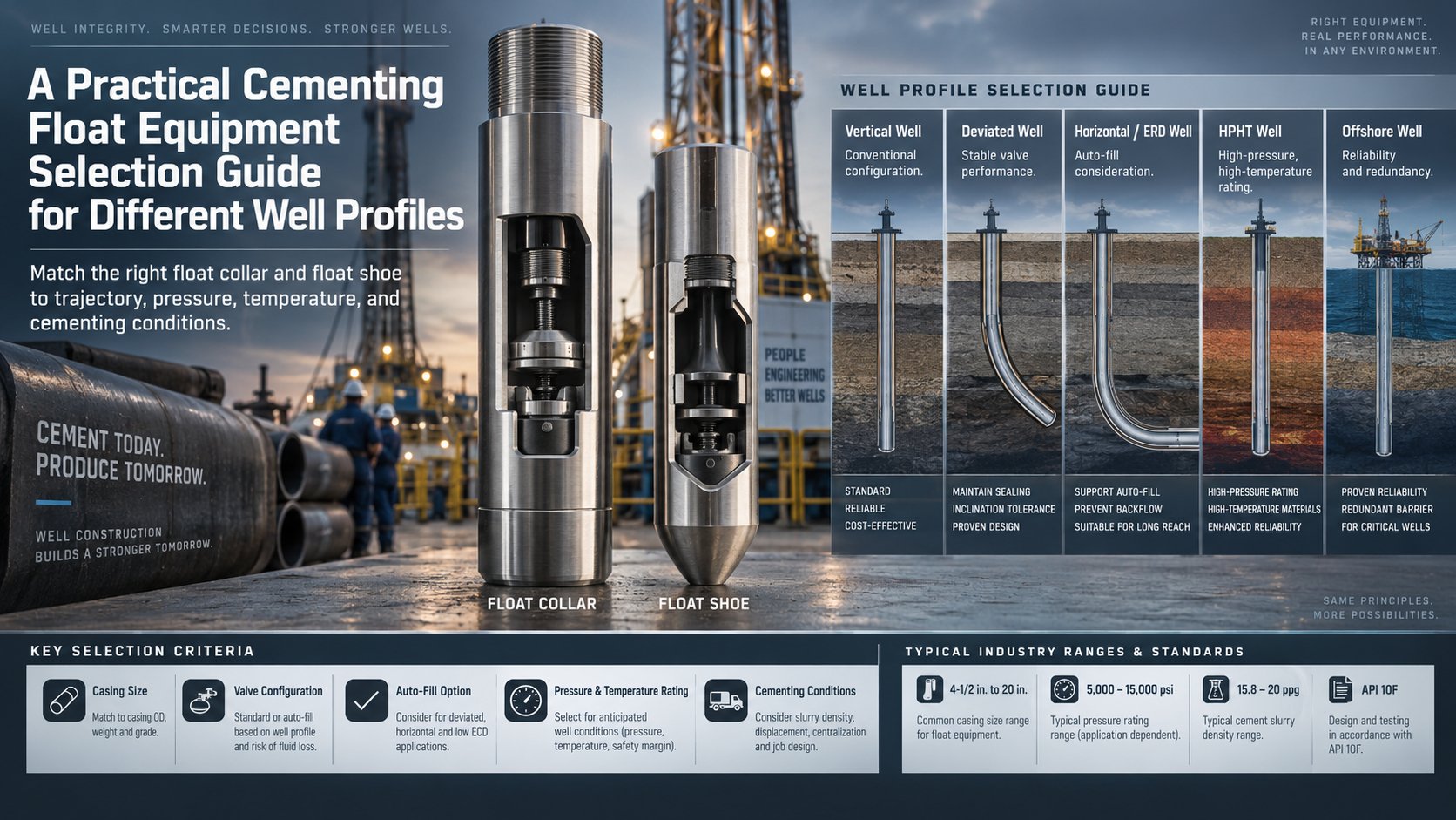 Latest company blogs about A Practical Cementing Float Equipment Selection Guide for Different Well Profiles