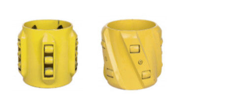 API 10D 4 1/2 Improve Cementing Quality  Casing Spring Roller Centralizer for Directional Well bore
