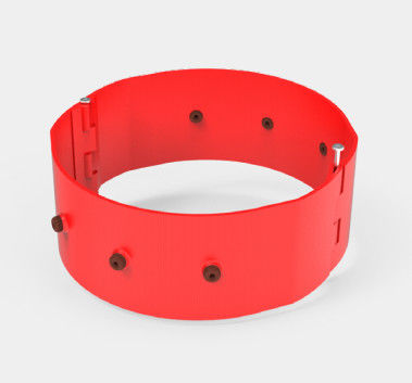 Red Ductile Iron Stop Collar Well Casing Centralizers With A High Restoring Force