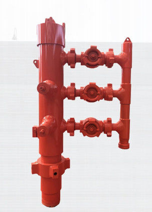 9-5/8'' API Casing LTC BTC Buckle connected  54Mpa Test Pressure Double Plug Cementing Head With Wooden Packing 635KG