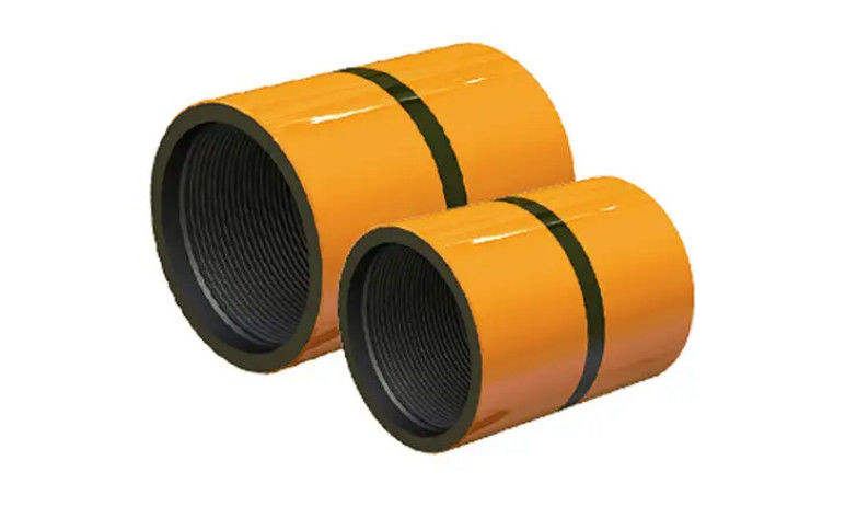 API 5CT Full-Bore Flow Casing Couplings 9-5/8 Inch 53.5 lb/ft L80 Steel Zero Internal Restrictions