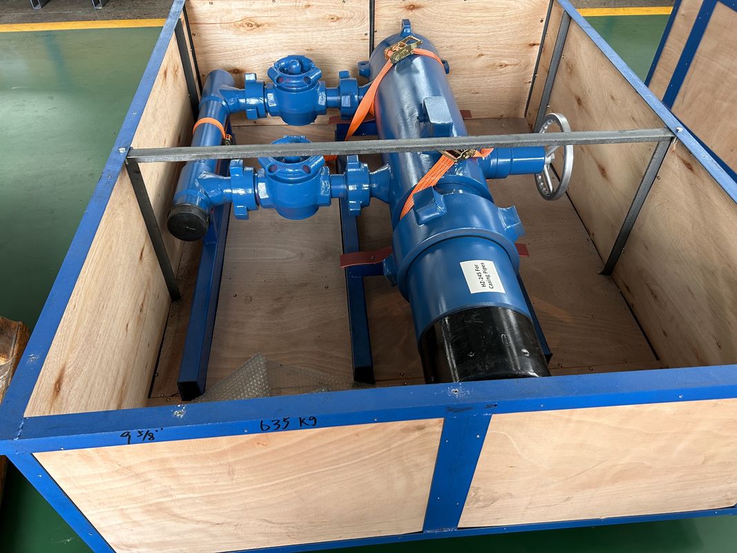 13-3/8'' API Casing LTC BTC Buckle connected 35Mpa Working Pressure 54Mpa Test Pressure Double Plug Cementing Head