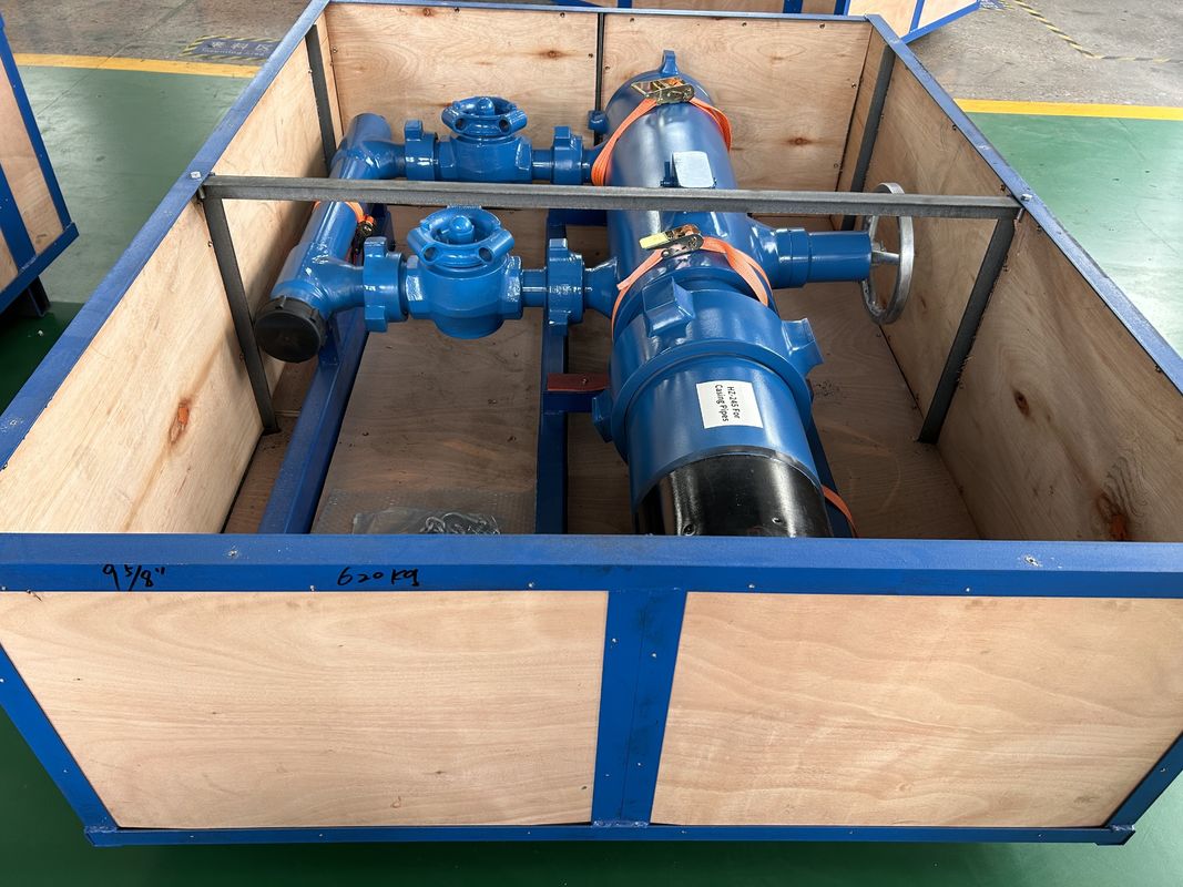 5-1/2'' API Casing LTC Buckle connected 35Mpa Working Pressure 54Mpa Test Pressure Double Plug Cementing Head