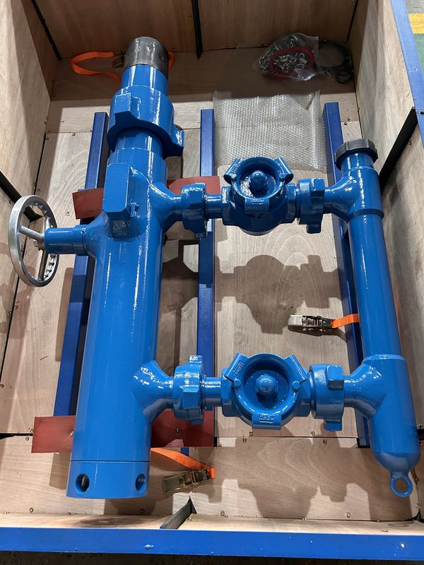 13-3/8'' API Casing LTC BTC Buckle connected 35Mpa Working Pressure Double Plug Cementing Head