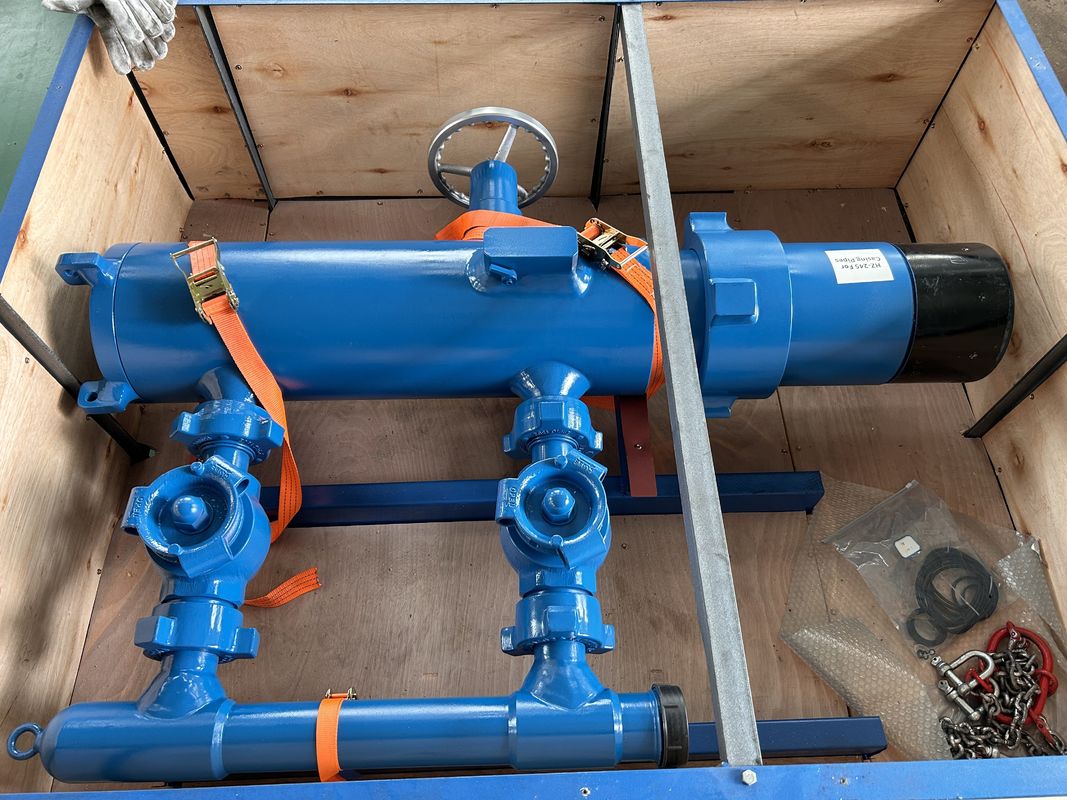 13-3/8'' API Casing LTC BTC Buckle connected 35Mpa Working Pressure 54Mpa Test Pressure Double Plug Cementing Head