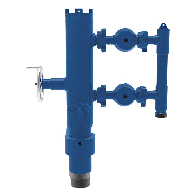 13-3/8'' API Casing  BTC Buckle Connected Regulatory Compliance Double Plug Cementing Head for Oilfield