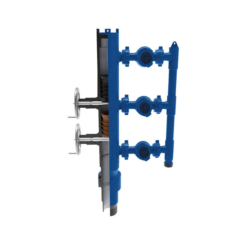 5-1/2'' API Casing LTC Buckle connected 35Mpa Working Pressure Double Plug Cementing Head