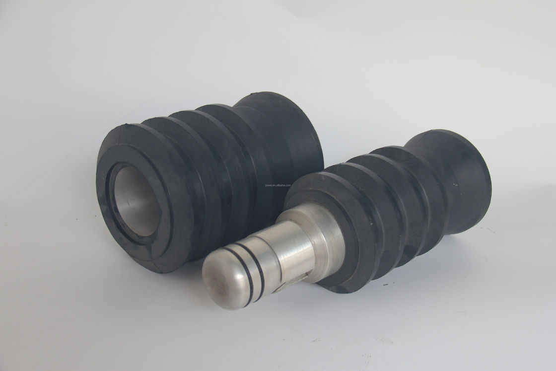 Anti-Rotation Cementing Bottom Plug Oil-Cementing Rubber Plug with Plastic Core for Mud Pump Use