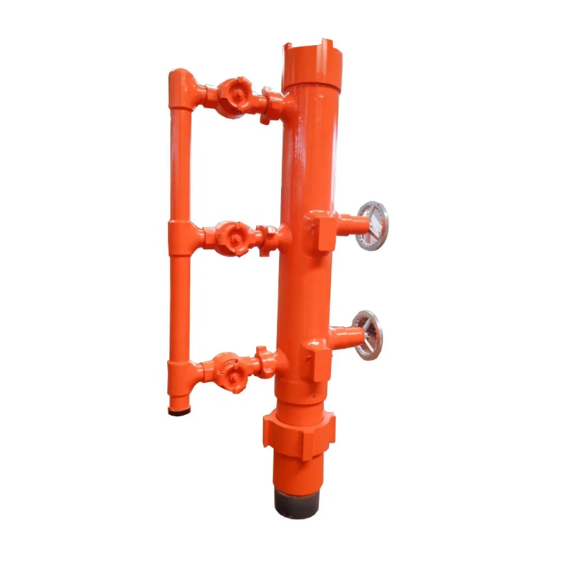 Customizable API 5CT High Pressure Double Plug Cementing Head with 35MPa Working Pressure and 1 Year Warranty
