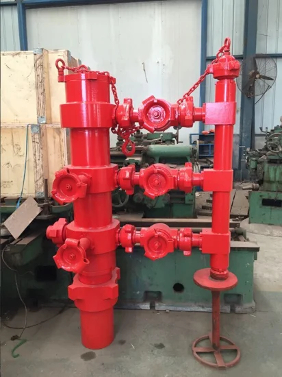 Customizable API 5CT High Pressure Double Plug Cementing Head with 35MPa Working Pressure and 1 Year Warranty