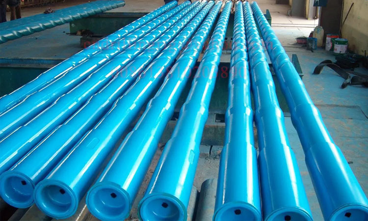 158.8 mm Outside Diameter 71.4 mm Bevel Diameter 9150 or 9450 mm Length Drill Collar