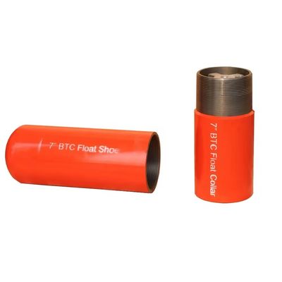 quality API 5CT 5" 11.10mm L80 Carbon Steel LTC Thread Buckle Double-Valve Auto-Fill Float Collar High-Pressure Cementing Tool factory